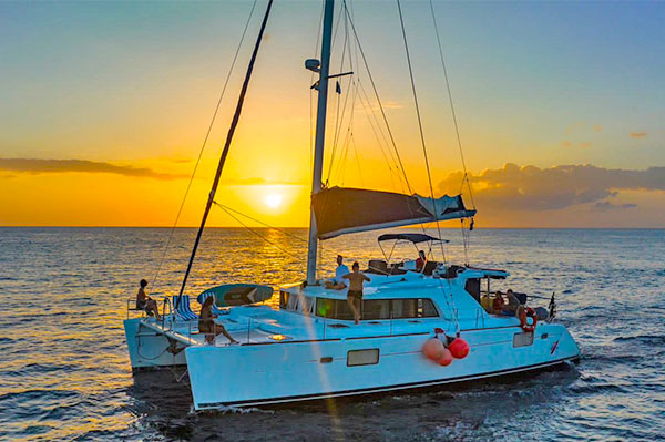 Luxury Catamaran Cozumel Private Sunset